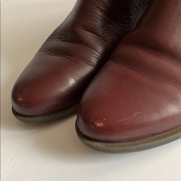 ALFANI ALF ACKE Women's Leather Burgundy Ankle Booties,Step’n Flex,Size 6.5 - Picture 12 of 12